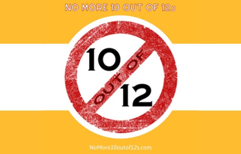 no more 10 over 12s