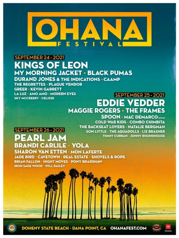 Ohana Festival Poster