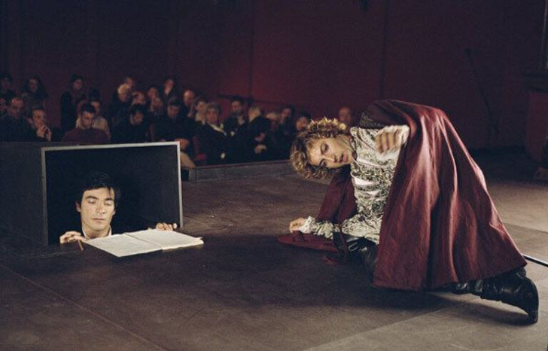 The prompter’s box in Maly Theater. Photo: Mark Boyarsky