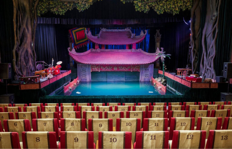 The Thang Long Water Puppet Theatre in Hanoi, Vietnam